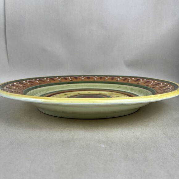 Pier 1 ETRUSCO Earthenware Pasta Serving Bowl/Platter 14 3/4” Hand Painted Italy - Picture 2 of 11